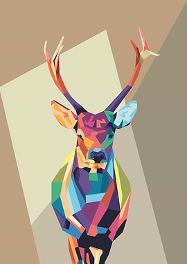 deer popart