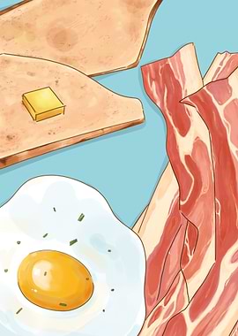 Breakfast Illustration