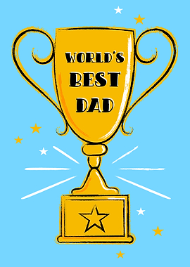 Worlds Best Dad Trophy