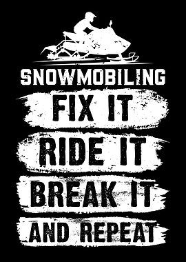 Snowmobiling