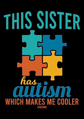 Autism sister girl woman m