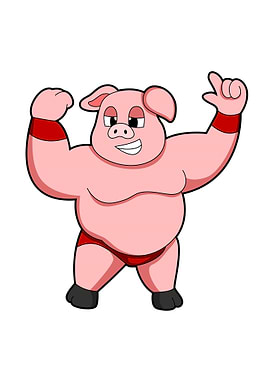 Pig Bodybuilder Sports