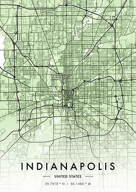 Indianapolis City Map