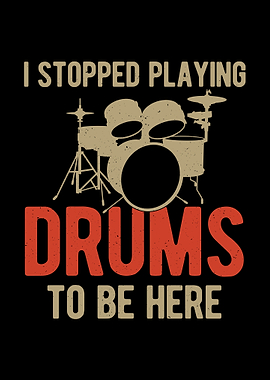 Funny Drummer Drum
