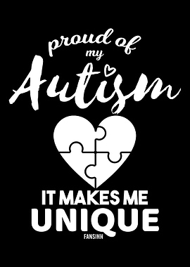 Autism Awareness Heart Lov