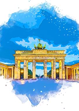 berlin in watercolor