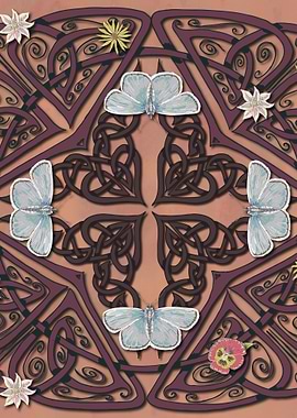 Celtic Blue Butterflies