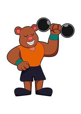 Bear Bodybuilding Dumbbell