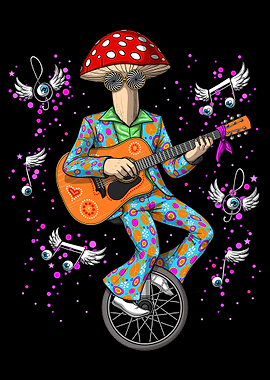 Trippy Mushroom Hippie