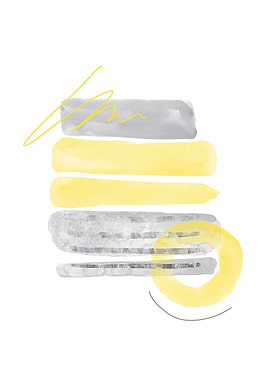 Watercolor Shapes No 1