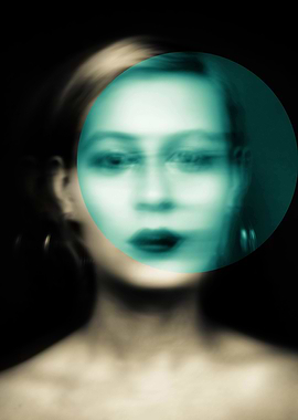 Abstract female portrait