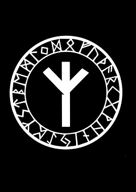 Viking Runes Living Room