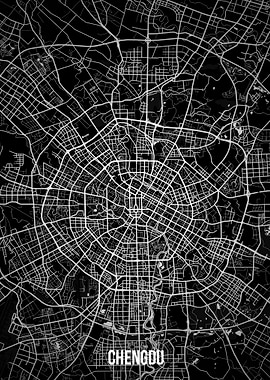 Chengdu dark map
