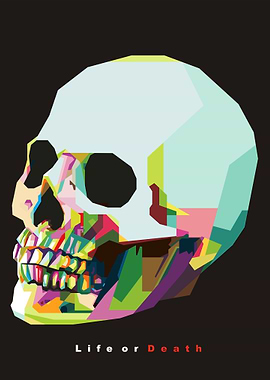 Skull in WPAP