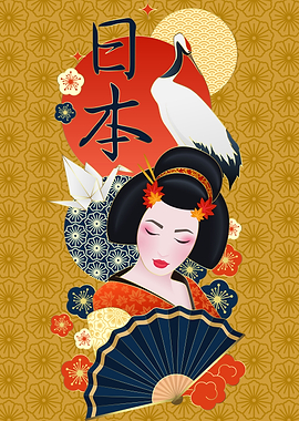 Geisha Japanese Art