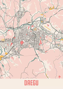 Daegu Chalk Map