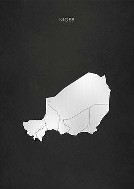 Silver Niger Map