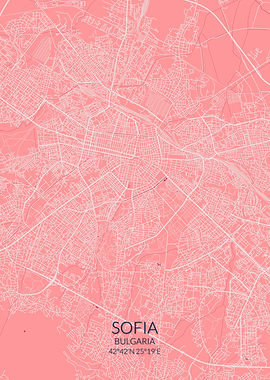 Sofia Pink Rose Map