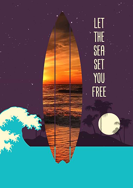 Surfing Cool Wall Decor