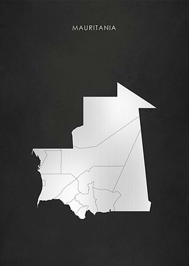 Silver Mauritania Map