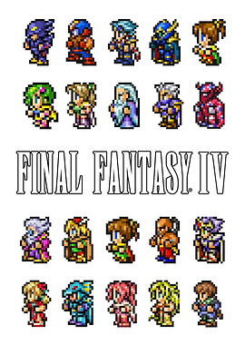 Final Fantasy IV Pixel Art