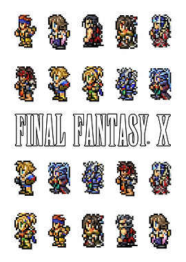 Final Fantasy X Pixel Art