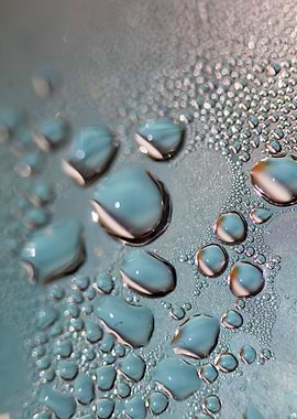 Droplets macro background