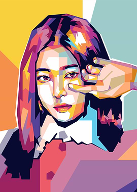Kim Min ju pop art 1
