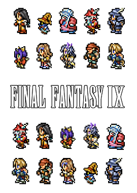 Final Fantasy IX Pixel Art