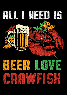 Crawfish Mardi Gras Funny