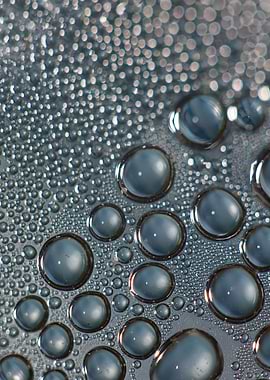 Droplets macro background