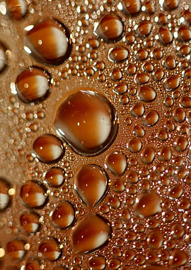 Droplets macro background