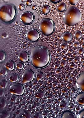 Droplets macro background