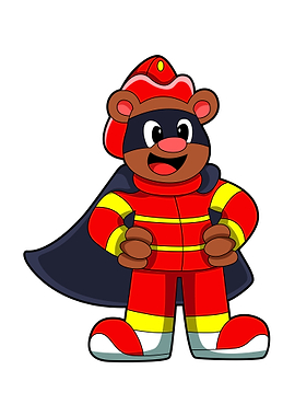 Bear Firefighter Mask