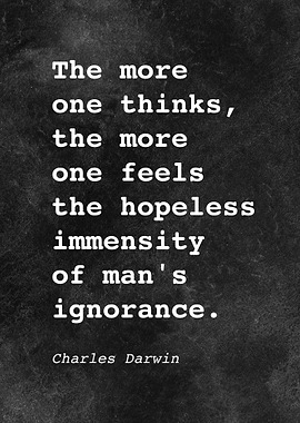 Charles Darwin Quote D010