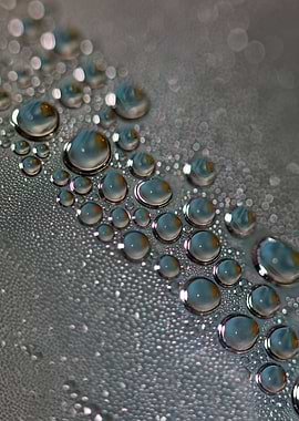 Droplets macro background