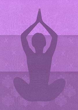 Yoga with Purple Chakra
