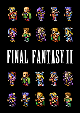 Final Fantasy II Pixel Art