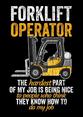 Funny Forklift Apparel For