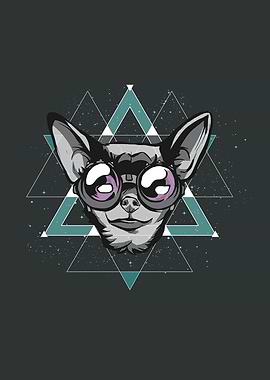 Space Chihuahua Dog Gift