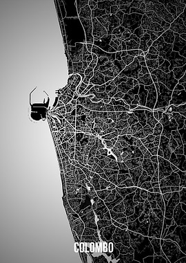 Colombo dark map
