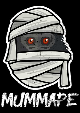 Mummy Ape Halloween Fan