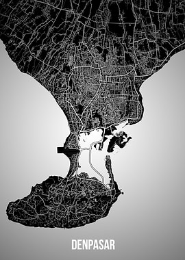 Denpasar dark map