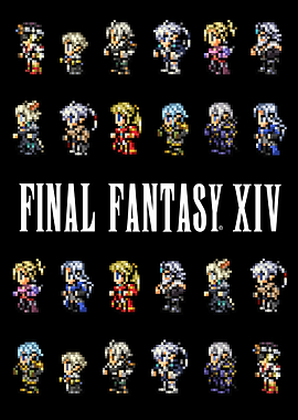 Final Fantasy XIV 14 Pixel