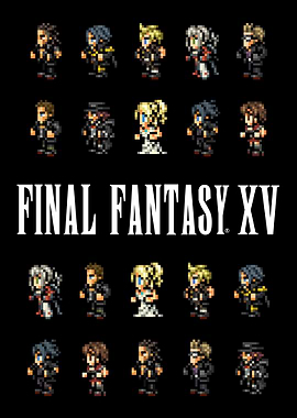 Final Fantasy XV Pixel Art