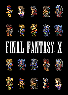 Final Fantasy X Pixel Art