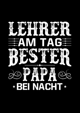 Lehrer Vatertag Geschenk