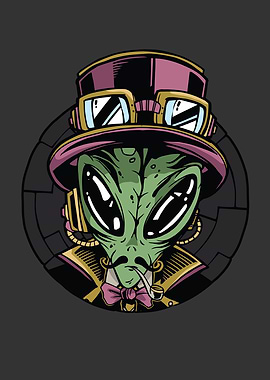 STEAMPUNK ALIEN