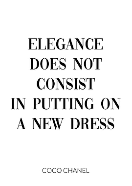 Coco Chanel Quote