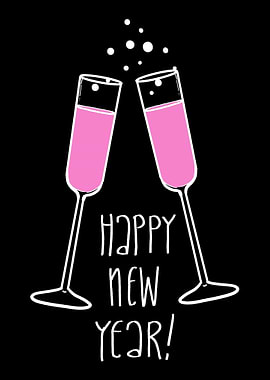 New Year Alcohol Wine Love